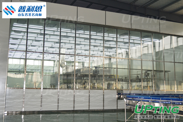 普利思礦泉水無(wú)菌潔凈灌裝車間